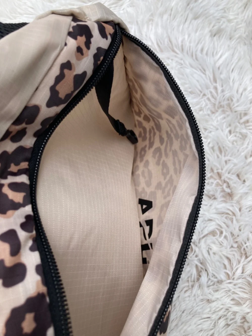 NWT APL Athletic Propulsion Labs All Purpose Packable Cheetah Print Backpack